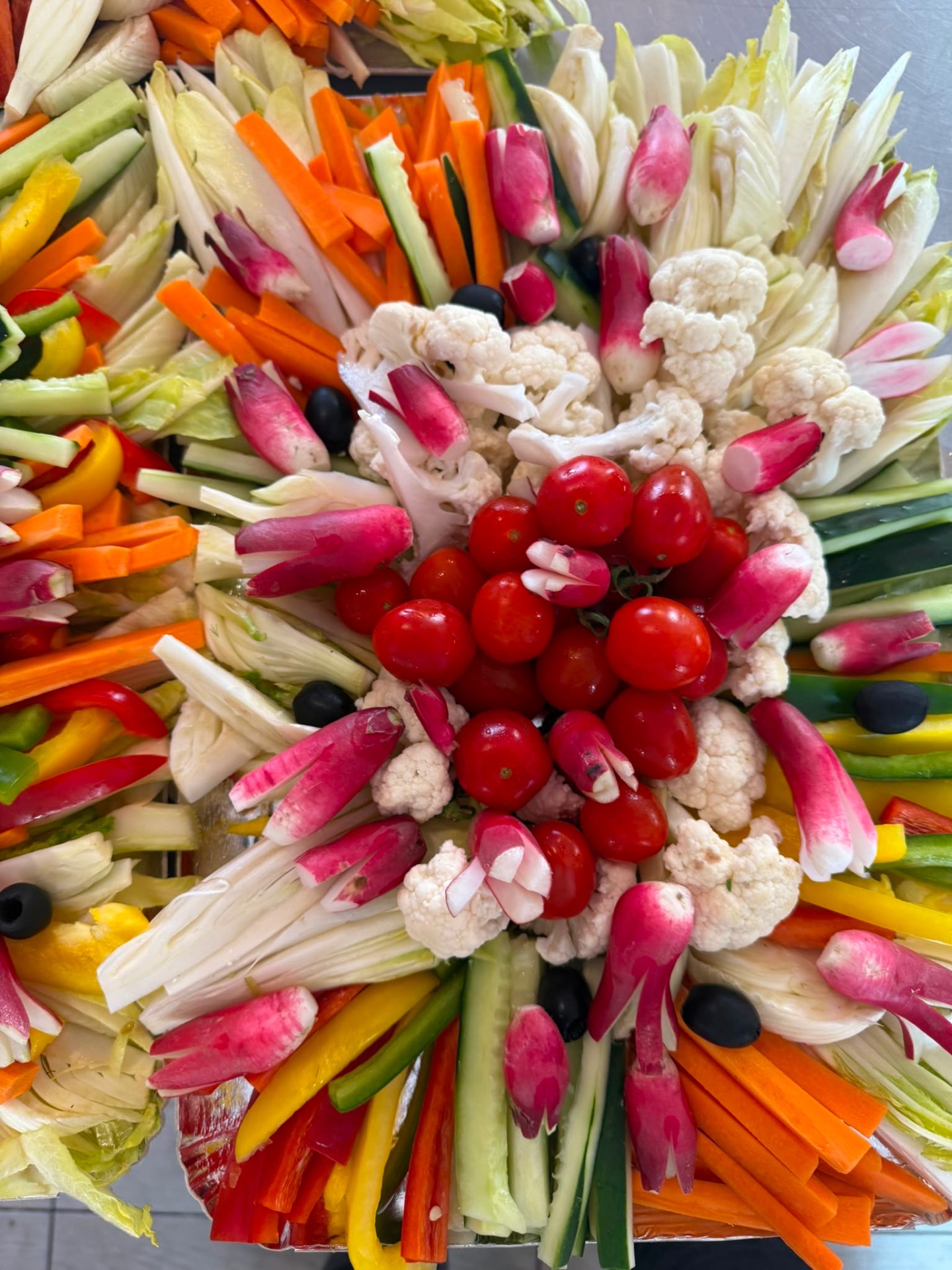 Plateau crudités cœur de tomates cerises & fenouil